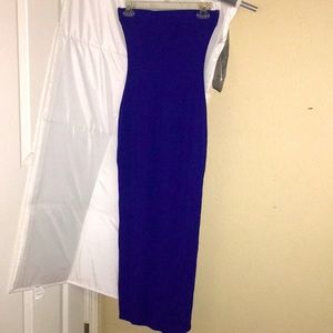 Royal blue tube dress